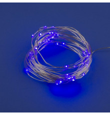 Светодиодная гирлянда Uniel Роса (UL-00007185) фиолетовый ULD-S0500-050/SCB/2AA Purple IP20 Dew