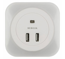 Настенный светодиодный светильник Uniel DTL-321 White/Sensor/2USB UL-00007348
