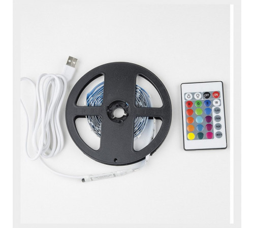 Светодиодная лента Uniel ULS-U12 3M/RGB/1.5M/USB/RC IP20 RUA02C24 блистер UL-00007534 Светодиодная лента Uniel ULS-U12 3M/RGB/1.5M/USB/RC IP20 RUA02C24 блистер UL-00007534
