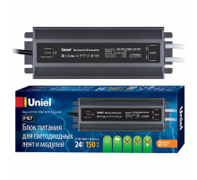 Блок питания Uniel 24V 150W IP67 6,3A UET-VAF-150B67 24V IP67 UL-00007578