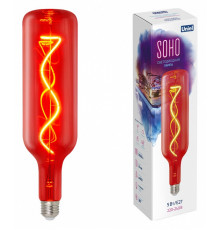 Лампа светодиодная Uniel LED-SF21-5W/SOHO/E27/CW RED GLS77RD UL-00007626