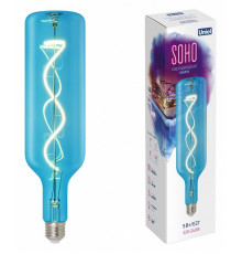 Лампа светодиодная Uniel LED-SF21-5W/SOHO/E27/CW BLUE GLS77BL UL-00007628