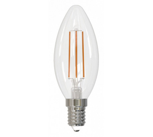 Лампа светодиодная филаментная Volpe E14 5W 3000K прозрачная LED-C35-5W/3000K/E14/CL/SLF UL-00008324 Лампа светодиодная филаментная Volpe E14 5W 3000K прозрачная LED-C35-5W/3000K/E14/CL/SLF UL-00008324