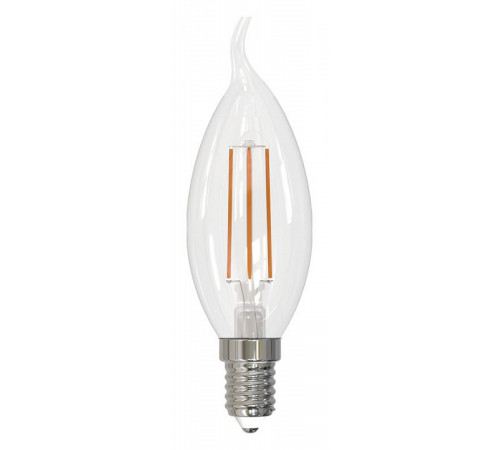 Лампа светодиодная филаментная Volpe E14 6W 3000K прозрачная LED-CW35-6W/3000K/E14/CL/SLF UL-00008336