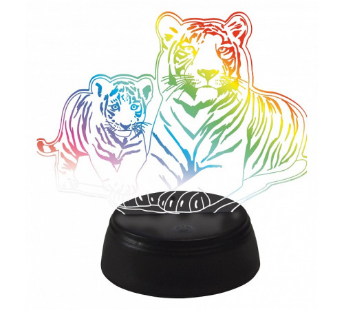 Настольная лампа Uniel ULI-M508 RGB/3AA TIGER FAMILY/BLACK UL-00008403