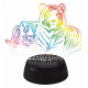 Настольная лампа Uniel ULI-M508 RGB/3AA TIGER FAMILY/BLACK UL-00008403