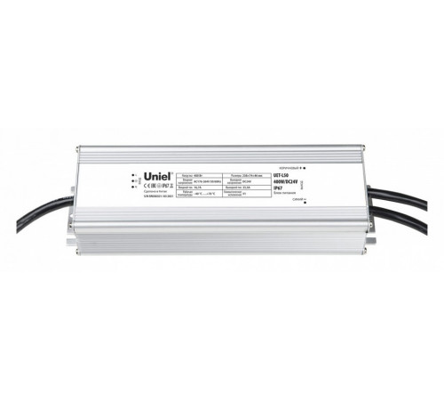 Блок питания Uniel 24V 400W IP67 33,3A UET-L50 400W/DC24V IP67 UL-00008438 Блок питания Uniel 24V 400W IP67 33,3A UET-L50 400W/DC24V IP67 UL-00008438