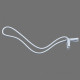 Провод Uniel UCX-PP2/L10-050 WHITE 1 POLYBAG UL-00008551