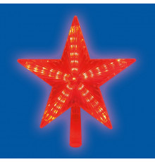 Украшение звезда Uniel ULD-H2121-031/STA RED STAR-3 UL-00008704