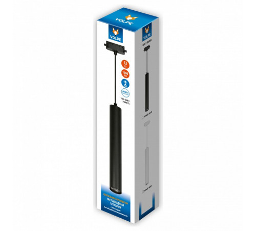 Трековый светодиодный светильник Volpe ULB-Q310 12W/4000K Black UL-00009118 Трековый светодиодный светильник Volpe ULB-Q310 12W/4000K Black UL-00009118