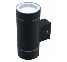 Уличный настенный светильник Uniel UUL-S92A 2х50W/GX53 IP65 BLACK UL-00009365