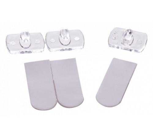 Крючки для монтажа гирлянд Uniel UCC-Y11 CLEAR 020 POLYBAG UL-00009937
