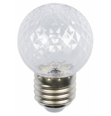 Лампа светодиодная Volpe Decor color LED-D45-1W/BLUE/E27/CL/С PINEAPPLE UL-00010066