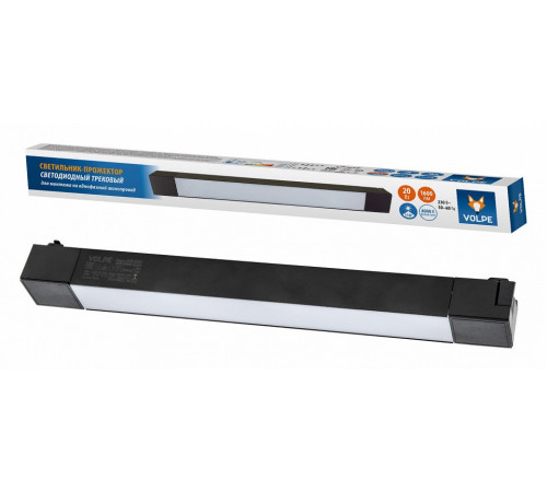 Трековый светодиодный светильник Volpe ULB-Q281 20W/4000K BLACK UL-00010118