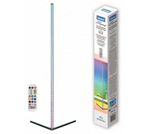 Торшер Uniel ULM-T630 10W/RGB/DIM/RC BLACK UL-00010180 Торшер Uniel ULM-T630 10W/RGB/DIM/RC BLACK UL-00010180