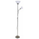Торшер Uniel UML-T520 E27+E14 SILVER/WHITE UL-00010195