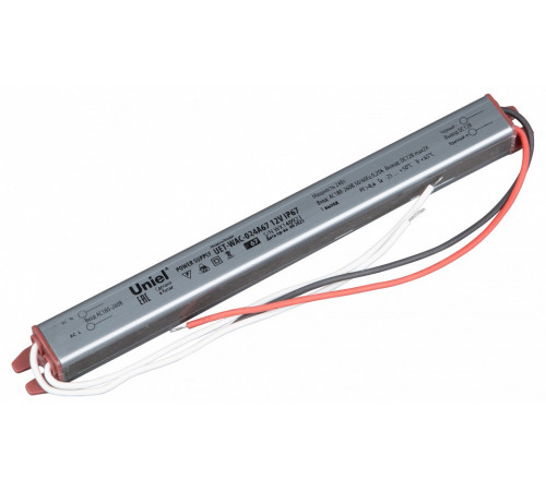 Блок питания Uniel 24Вт DC12В 2А IP67 UET-WAC-024A67 12V IP67 UL-00010252 Блок питания Uniel 24Вт DC12В 2А IP67 UET-WAC-024A67 12V IP67 UL-00010252