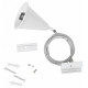 Набор для подвесного монтажа шинопроводов Uniel UFB-H41 WHITE 1 POLYBAG UL-00010400