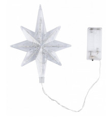 Украшение звезда Uniel ULD-H1525-009/STB/2AA WARM WHITE STAR-5 UL-00010943