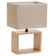 Настольная лампа Uniel UML-B401 E27 LIGHT GREY/WOOD UL-00010956