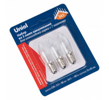 Лампа накаливания Uniel IL-CT13-CL-03/E10/34V SET3 BLISTER UL-00010985