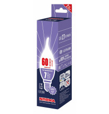 Лампа светодиодная Volpe Norma LED-CW37-7W/6500K/E14/FR/NR UL-00010989