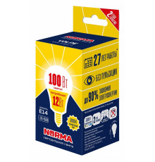 Лампа светодиодная Volpe Norma LED-G60-12W/3000K/E14/FR/NR UL-00010992