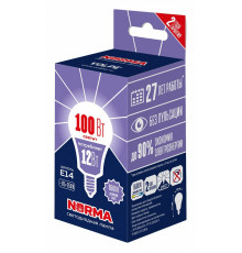 Лампа светодиодная Volpe Norma LED-G60-12W/6500K/E14/FR/NR UL-00010994