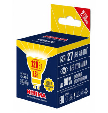 Лампа светодиодная Volpe Norma LED-JCDR-13W/3000K/GU10/NR UL-00011007