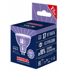 Лампа светодиодная Volpe Norma LED-MR16-5W/6500K/GU5.3/FR/NR UL-00011013