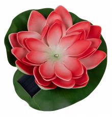 Светильник на солнечной батарее Uniel USL-S-826/PT060 RED WATERLILY UL-00011599