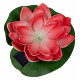 Светильник на солнечной батарее Uniel USL-S-826/PT060 RED WATERLILY UL-00011599
