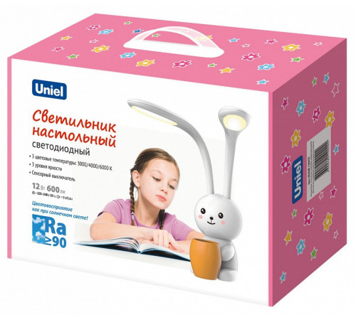 Настольная лампа Uniel ULM-D160 12W/3000-6000K/DIM WHITE UL-00011724 Настольная лампа Uniel ULM-D160 12W/3000-6000K/DIM WHITE UL-00011724