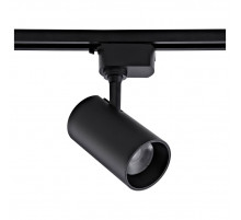 Трековый однофазный светильник Volpe ULB-Q230 18W/4000К BLACK UL-00011821