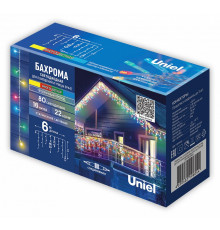 Гирлянда Бахрома Uniel ULD-B6006-080/STK MULTI IP44 UL-00012072