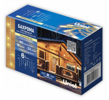 Гирлянда Бахрома Uniel ULD-B6006-080/STK WARM WHITE IP44 UL-00012073