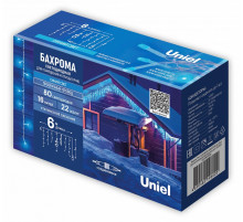 Гирлянда Бахрома Uniel ULD-B6006-080/STK BLUE IP44 UL-00012075