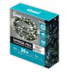 Гирлянда Роса Uniel ULD-S2000-200/DGA WHITE IP20 DEW UL-00012078