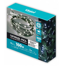 Гирлянда Роса Uniel ULD-S10000-1000/DGA WHITE IP20 DEW UL-00012088