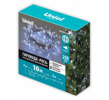 Гирлянда Роса Uniel ULD-S1000-250/DTA WHITE IP20 DEWDROP UL-00012123
