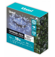 Гирлянда Роса Uniel ULD-S1000-250/DTA WHITE IP20 DEWDROP UL-00012123