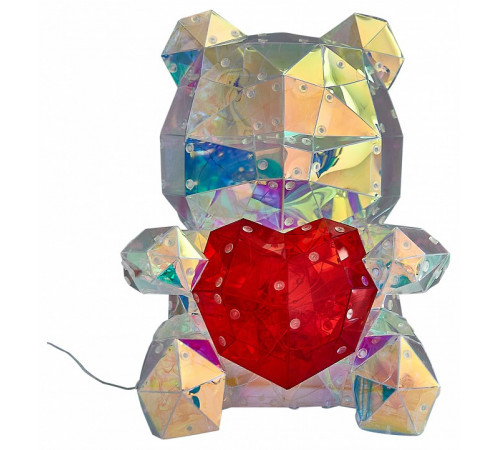 Светодиодная фигура Uniel ULD-R508 USB BEAR WITH HEART UL-00012217 Светодиодная фигура Uniel ULD-R508 USB BEAR WITH HEART UL-00012217