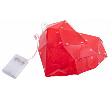 Светодиодная фигура Uniel ULD-R511 3АА RED HEART UL-00012221