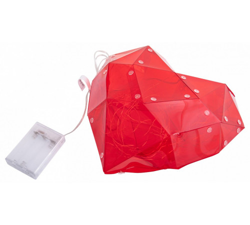 Светодиодная фигура Uniel ULD-R511 3АА RED HEART UL-00012221 Светодиодная фигура Uniel ULD-R511 3АА RED HEART UL-00012221