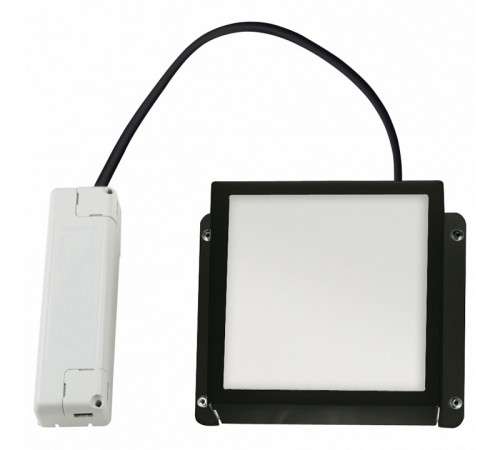 Встраиваемый светильник Uniel Grilyato mini ULP-1010 7W/4000К IP40 GRILYATO OPAL BLACK UL-00012449