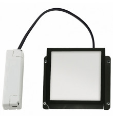 Встраиваемый светильник Uniel ULP-0808 7W/4000К IP40 GRILYATO OPAL BLACK UL-00012806