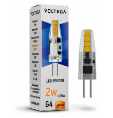 Лампа светодиодная Voltega G4 2W 2800K VG9-K1G4warm2W-12 7142