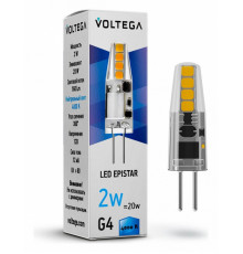 Лампа светодиодная Voltega G4 2W 4000K VG9-K1G4cold2W-12 7143