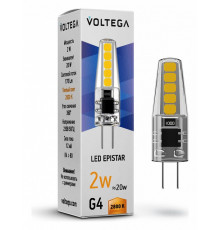 Лампа светодиодная Voltega G4 2W 2800K VG9-K1G4warm2W 7144