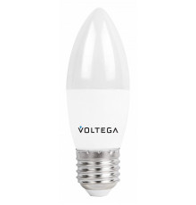 Лампа светодиодная Voltega E27 10W 4000K VG2-C37E27cold10W 8452